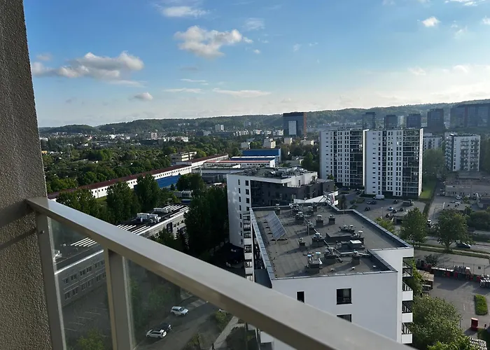 Oliwa Skyline Albatross Towers דירה *
